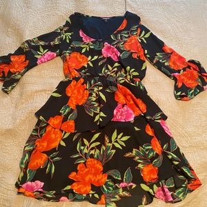 Floral layered dress